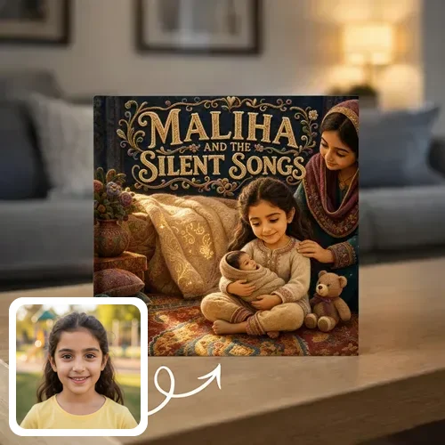 Personalized storybook - Maliha and the Silent Songs - Genie in a Book